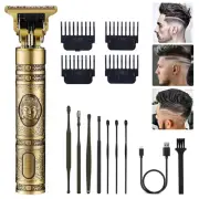Hair Clippers for Men, Professional Hair Trimmer T Blade Trimmer Zero Gapped ...