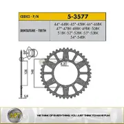 FOR SUZUKI DRZ SM 400 FROM 2004 TO 2010 BLACK ERGAL REAR SPROCKET 520 - 51 TEETH