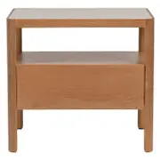Theo Travertine Wide Bedside Table