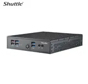 Shuttle XPC SLIM Barebone - Core i5-1335U (15W), 2x DDR5, 2x M.2 2280, HDMI, DP, VGA, COM, 2 x LAN, (5G LTE optional), 90W, fanless, DS50U5