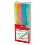 Faber-Castell Textliner 38 Pastel Highlighter (4pk)