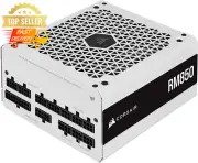 Corsair RM850 850W PSU - 80+ Gold, Fully Modular, ATX, Low-Noise, White