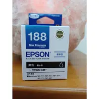 在飛比找蝦皮購物優惠-☆EPSON 188 T188 T188150 原廠黑色墨水