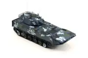 UNISTAR China ZLT-05 Assault Gun Marine livery custom number version 1/72 Tank