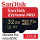 SanDisk ExtremePRO microSDHC UHS-I(V30)(A1) 32GB 記憶卡[公司貨]