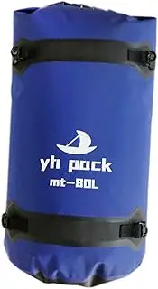 ａ aternee Waterproof Backpack Sack Large Storage Water Resistant Portable Motorcycle Luggage Tail Bag for Beach Rafting Snowboarding, Blue 80L
