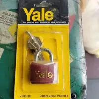 在飛比找蝦皮購物優惠-含稅_正荷蘭製_YALE_銅鎖頭_25mm/30mm/40m