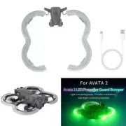 For DJI Avata 2 Drone LED Propeller Guard Cover Luminous Bumper Ring Accessories
