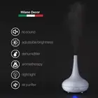 Milano Matt Grey Ultrasonic Aroma Diffuser Essential Oil Humidifier
