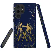 For Samsung Galaxy S22 Ultra Case, Armour Cover, Gemini Drawing