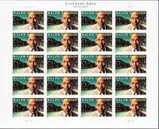 Ralph Ellison Sheet of 20 Forever Postage Stamps Scott 4866 by USPS
