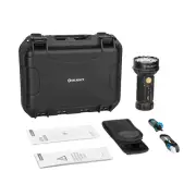 Olight Marauder Mini Kit Black Stonewash Rechargeable Flashlight w/Case, 7000 Lu