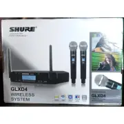 SHURE GLXD24 & BETA58 2 MICS Vocal -Wireless UHF Microphone System Free Shipping