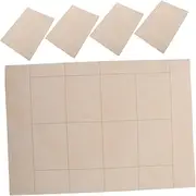 Angoily 5 Sheets Calligraphy Practice Paper with Grids for Small Characters Xuan Paper with Unique Gilded Effect for Chinese Calligraphy and Script Writing for Beginners and Experts