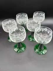 Arcoroc Petite German Wine Glass Weinglaser Romer 4.5oz Set Of 12 NEW in box
