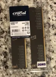 Crucial 64GB DDR5 4800 RAM (2x32GB kit) (CT2K32G48C40U5)