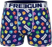 [FREEGUN] La Vache Qui rit Men's Microfibre Boxer Shorts, Aperic2, Large