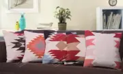 5 Set of Handmade Cotton Cut Shuttle Cushion Cover 18"x18" Colorful Pillow Cases