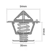 TRIDON Std Thermostat For Volvo V70 02/00-12/10 2.4L B5244S,T3 TT234-195 (for: Volvo)