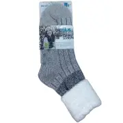 Airplus Aloe Cabin Socks - Moisturizing Socks - Gradient Gray - Size 35-41
