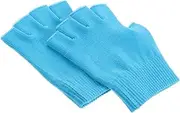 Baluue 1 Pair Gloves Facial Mask Sleep Mask Hand Spa Hand Peeling Treatment Body Exfoliator Glove Dry Hand Treatment Hydrating Masks Hand Peeling Mask Sky-blue Gel
