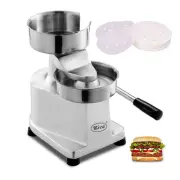 5 inches/130mm Sliver Commercial Hamburger Press Patty Maker Heavy Duty Meat ...
