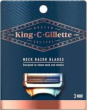 Gillette Neck Razor Blades, 3 Count