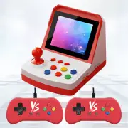 Arcade Game Console Double 3.2-inch Retro Gaming Console + 2 Controllers