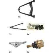 Left Upper & Lower A-Arm Replacement Kit 2010 Ski Doo MX Z X 1200 4-TEC 129