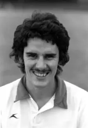 A portrait of Northampton Town FC player John Gregory Old Photo