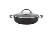Anolon Endurance+ 26cm/3.8L Non-Stick Casserole w/ Lid Round Cooking Pot Black