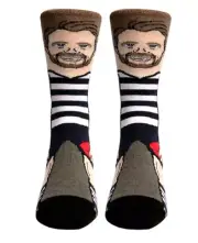 Geelong Cats Patrick Dangerfield Official AFL Adult Nerd Socks 8-11