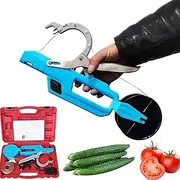 Electric Plant Vine Tying Machine, Plant Tie Machine with 90M Tie Wire, Max 50mm Binding Diameter, Battery Powered Plant Vine Tying Machine for Grapes Tomato Cucumber Pepper