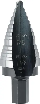 Tools Unibit #9 7/8-Inch and 1-1/8-Inch Step-Drill Bit, 1/2-Inch Shank (10239)