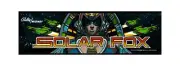 Solar Fox Arcade Marquee Translight Translite Header