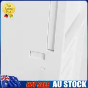 White 80x15.5x15CM Wooden Bathroom Cupboard with Spacious Storage