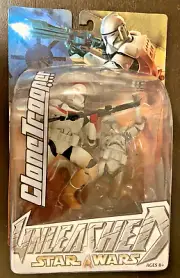 CLONE TROOPER RED VARIANT Star Wars Unleashed Figure Hasbro 2003 *See Pictures