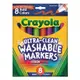 Crayola繪兒樂 可水洗粗頭彩色筆明亮色8色 ToysRUs玩具反斗城