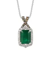 Le Vian Costa Smeralda Emeralds 14K 2.36 ct. tw. Diamond & Emeralds Drop Pendant