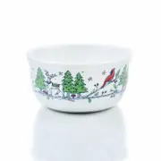 Fiesta® 28oz Gusto Bowl | Christmas Whimsy (White)