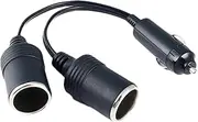 Car Socket Charger | 2-Way Charger Adapter Outlet - 12/24V Fast Auto Gadgets, Heavy Duty Plug, Power Charging Port for Smart Phone GPS
