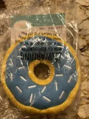 ZippyPaws No Stuffing Donutz Blueberry Squeaky High Quality Plush Dog Toy