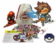 Simbrix Crafter Kit 3000 Piece Brix Craft Brain Training Pixel Bead Art Build