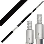 Paint Extension Pole, 2Ft to 12Ft Paint Roller Extension Pole Multi-Purpose Spli