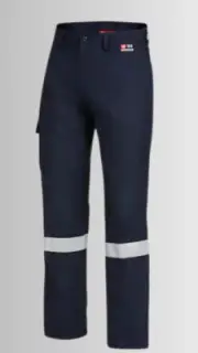 Mens Hard Yakka Workwear Pants Sheildtec Fire Resistant Cargo Tape Safety Y02525
