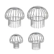 Stainless-Steel Gutter Leaf Guard Mesh Cover For Quick Drainage Clog Prevention