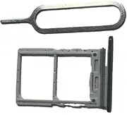 zhxchzhi OEM Dual SIM Card Tray Holder solt+pin Compatible with Samsung Galaxy Z Flip 6 F7410 F741U F741N F741B Black