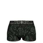 [Versace Underwear] Versace Underwear Barocco-print Greca-border Boxers III NUMERIC BLACK/GREEN