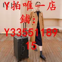 在飛比找Yahoo!奇摩拍賣優惠-行李箱ELLE大容量擴容鋁框行李箱能裝結實拉桿箱旅行箱出國留