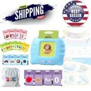 Bilingual Spanish English Flash Cards for Kids Preschool Learning Ages 2+